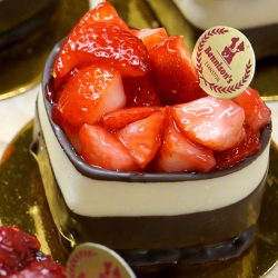 bennisons-bakery-valentines-day-marzipan-fruit-tart Picture of marzipan fruit tart