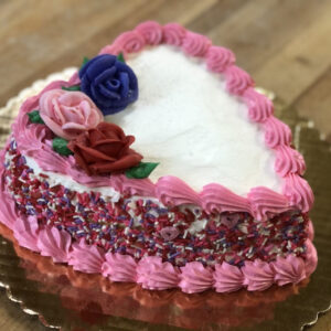 valentines buttercream cake