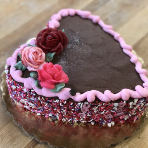 valentines fudge cake